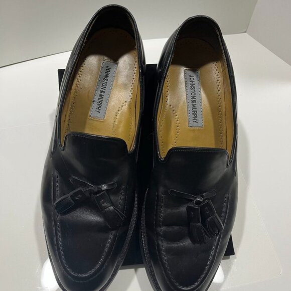 Johnston & Murphy Deerfield II Tassel Moc-Toe Loafers Black Men’s 10.5D main image 5